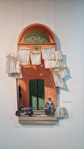 Aparain Sergej, popodne, komb. tehnika 123×78